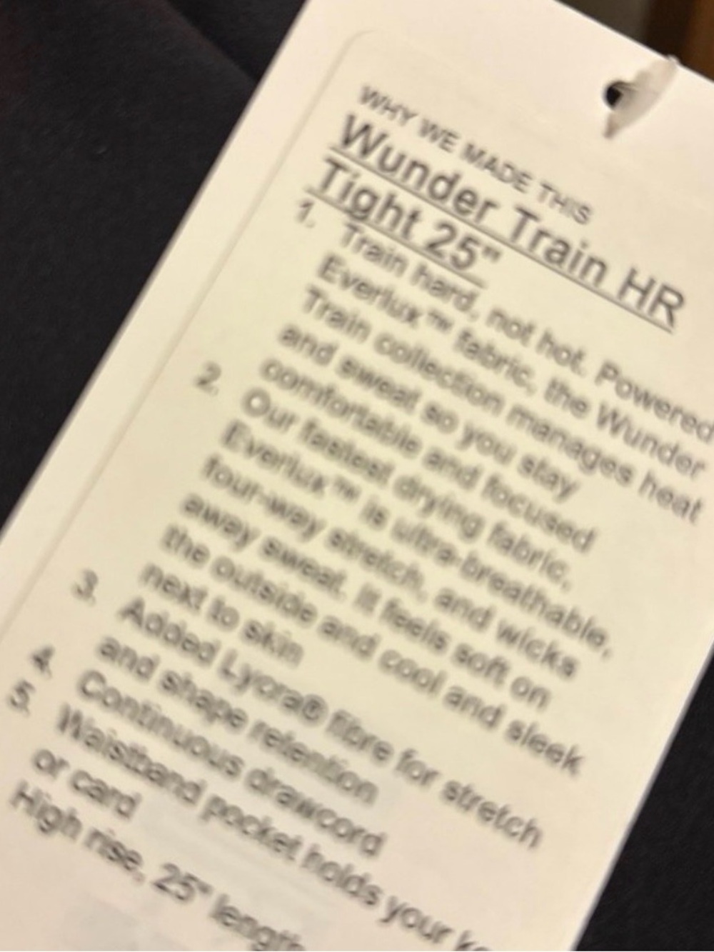 Lululemon Wunder Train Leggings - Picture 2 of 2